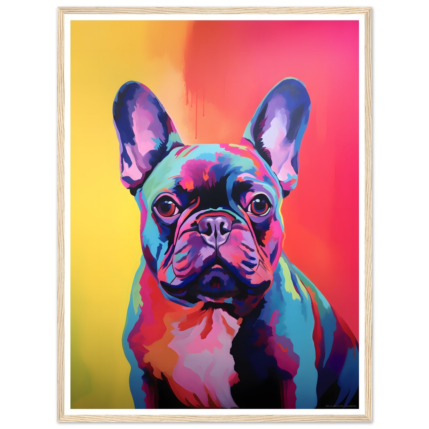 Französische Bulldogge - Warhol