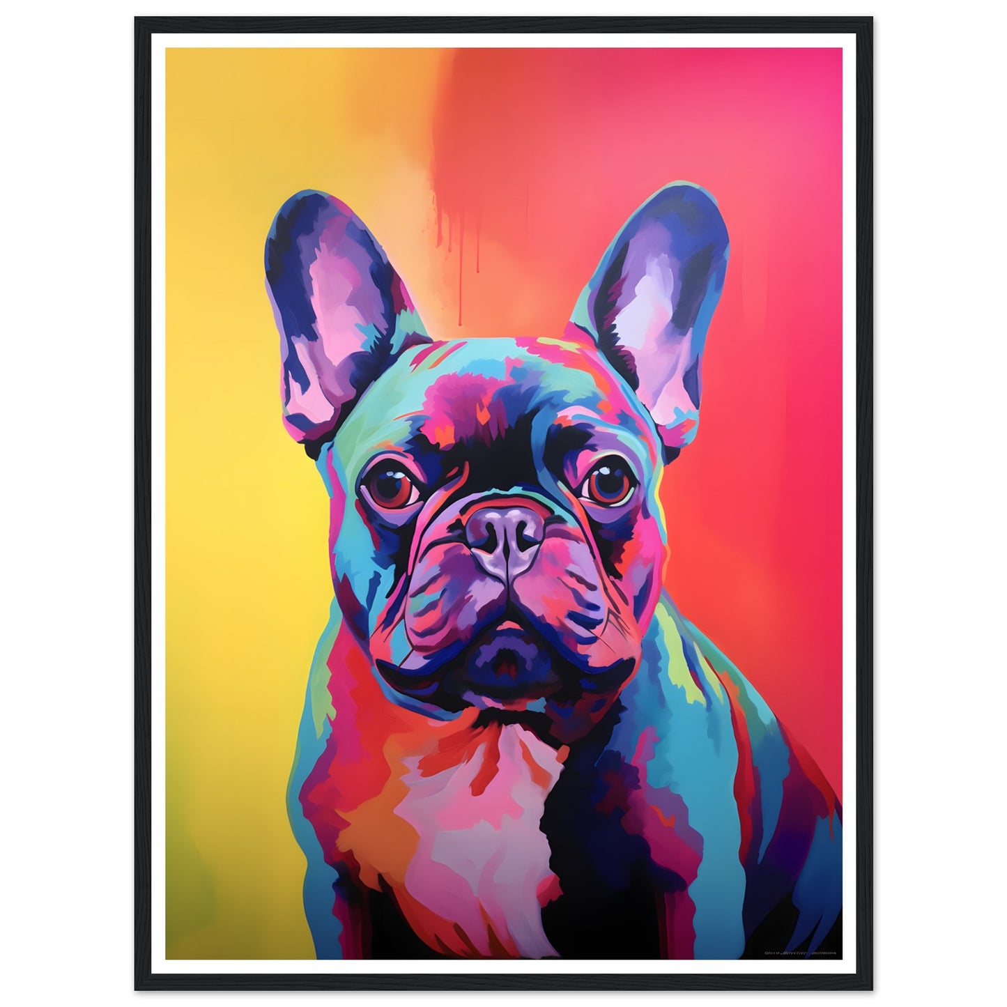 Französische Bulldogge - Warhol