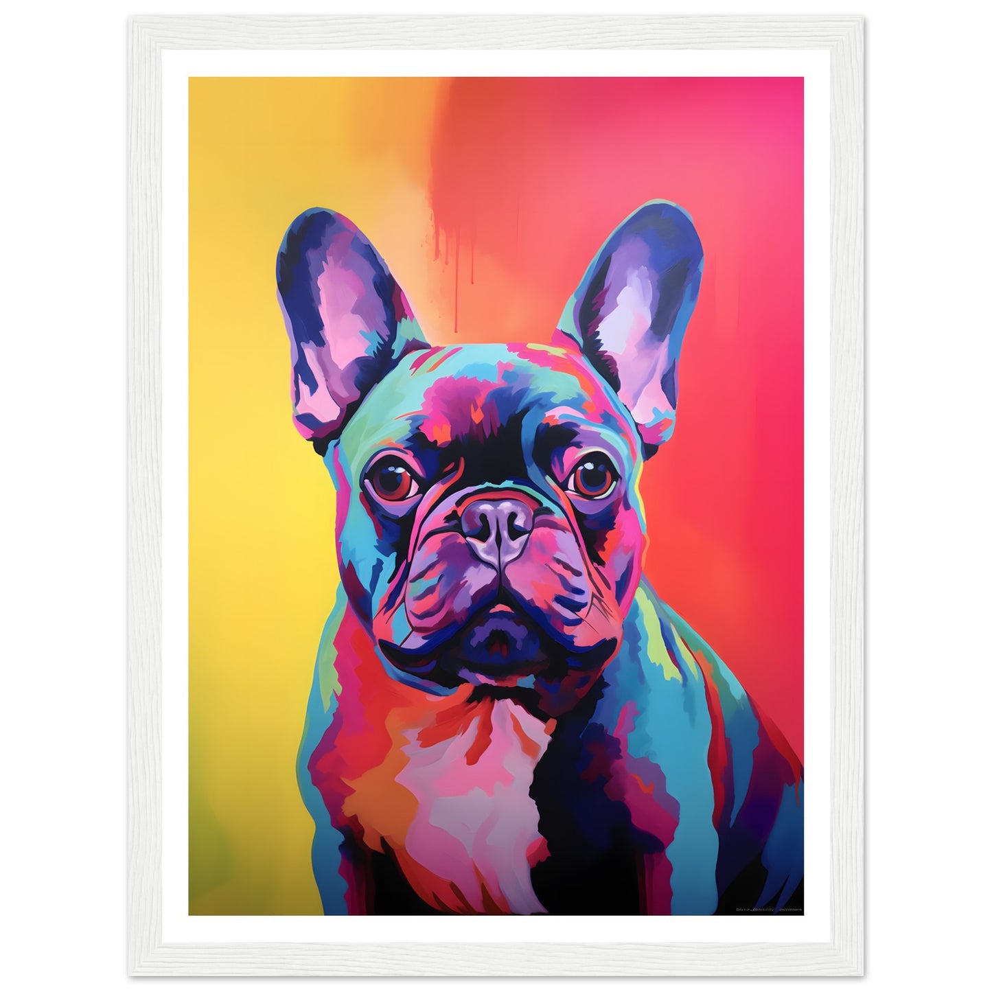 Französische Bulldogge - Warhol
