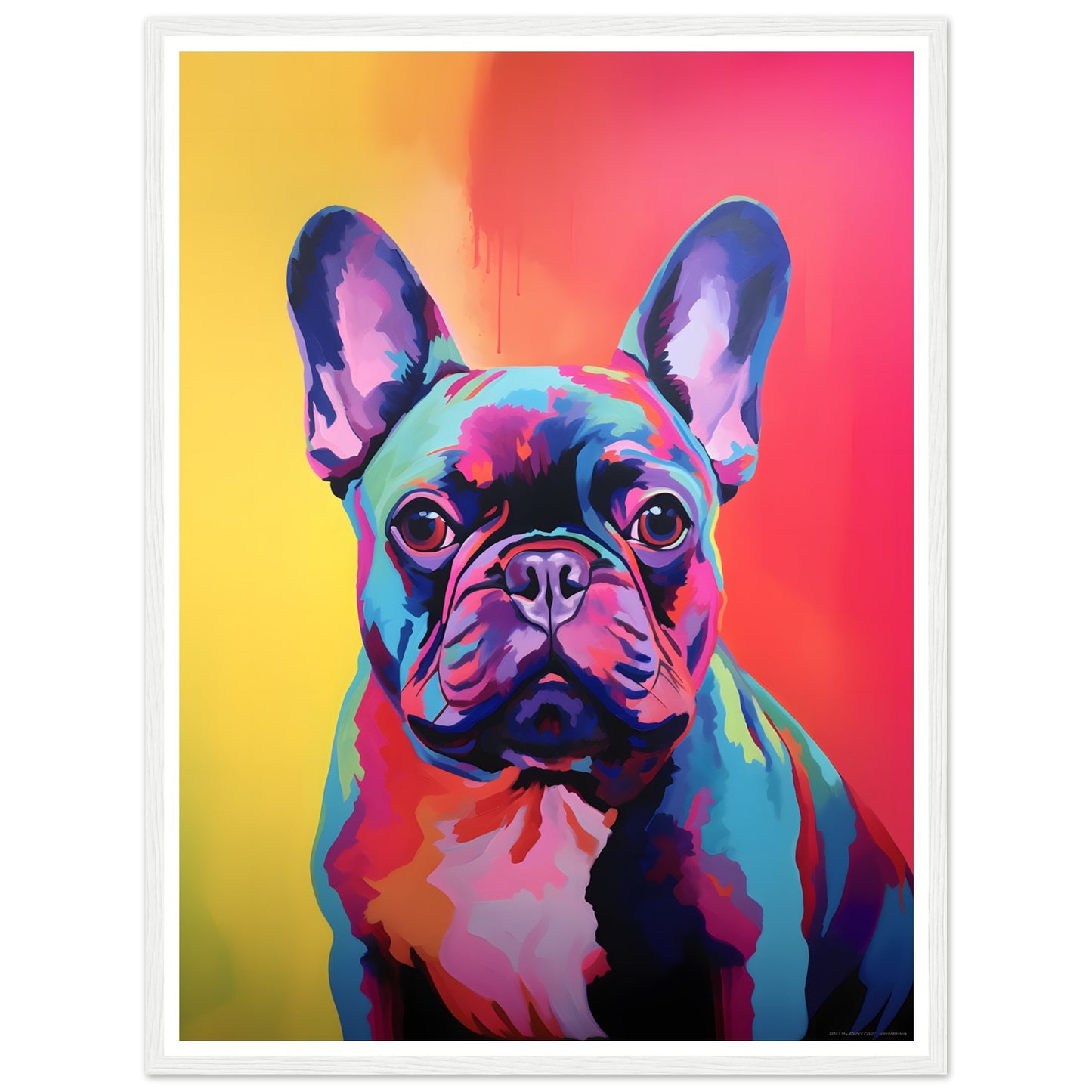 Französische Bulldogge - Warhol