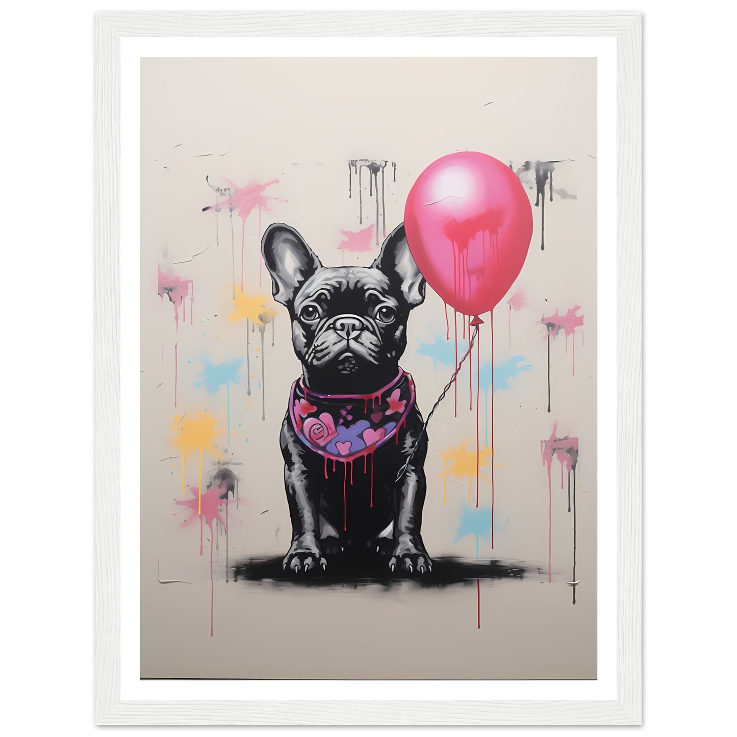 Französische Bulldogge - Banksy