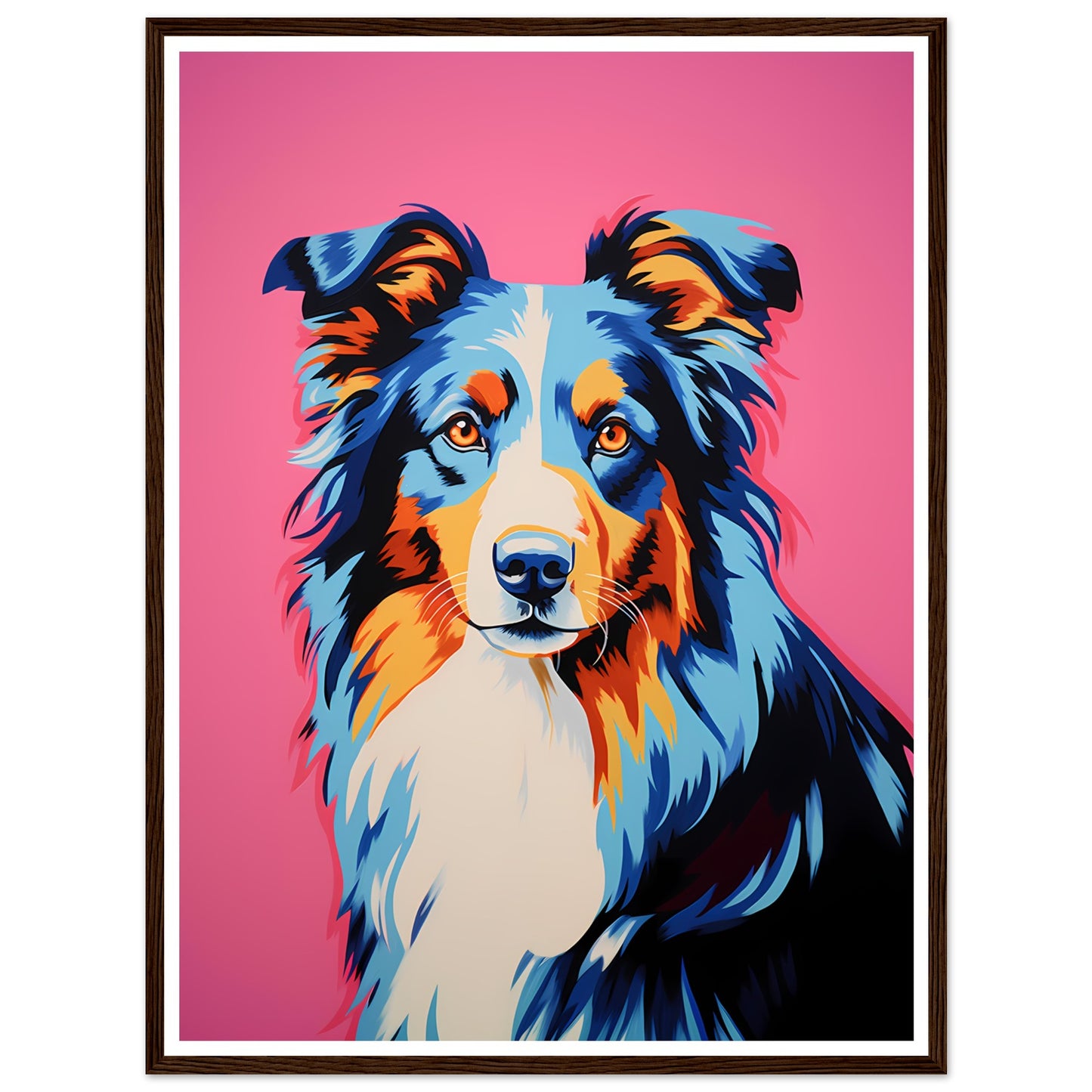 Australian Sheperd - Warhol