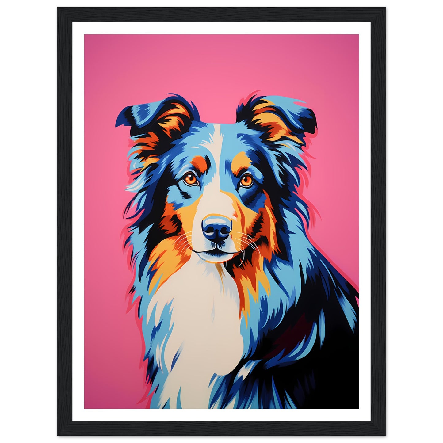 Australian Sheperd - Warhol