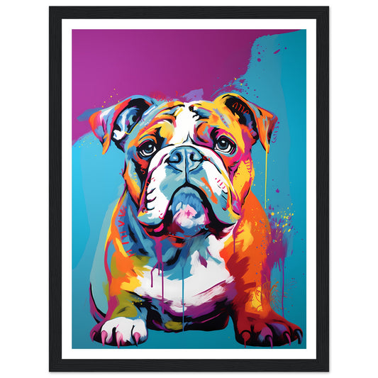 Englische Bulldogge - Warhol