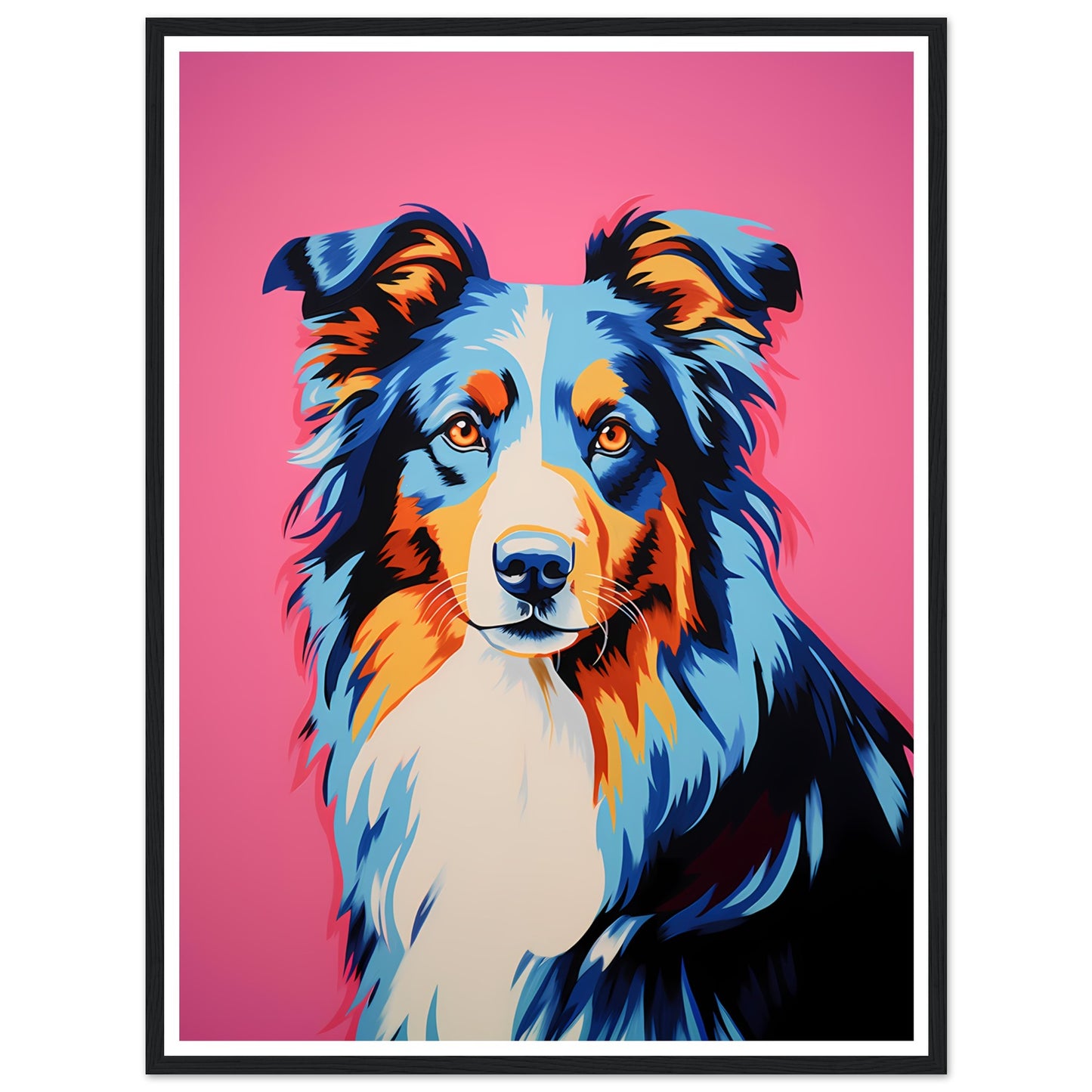 Australian Sheperd - Warhol