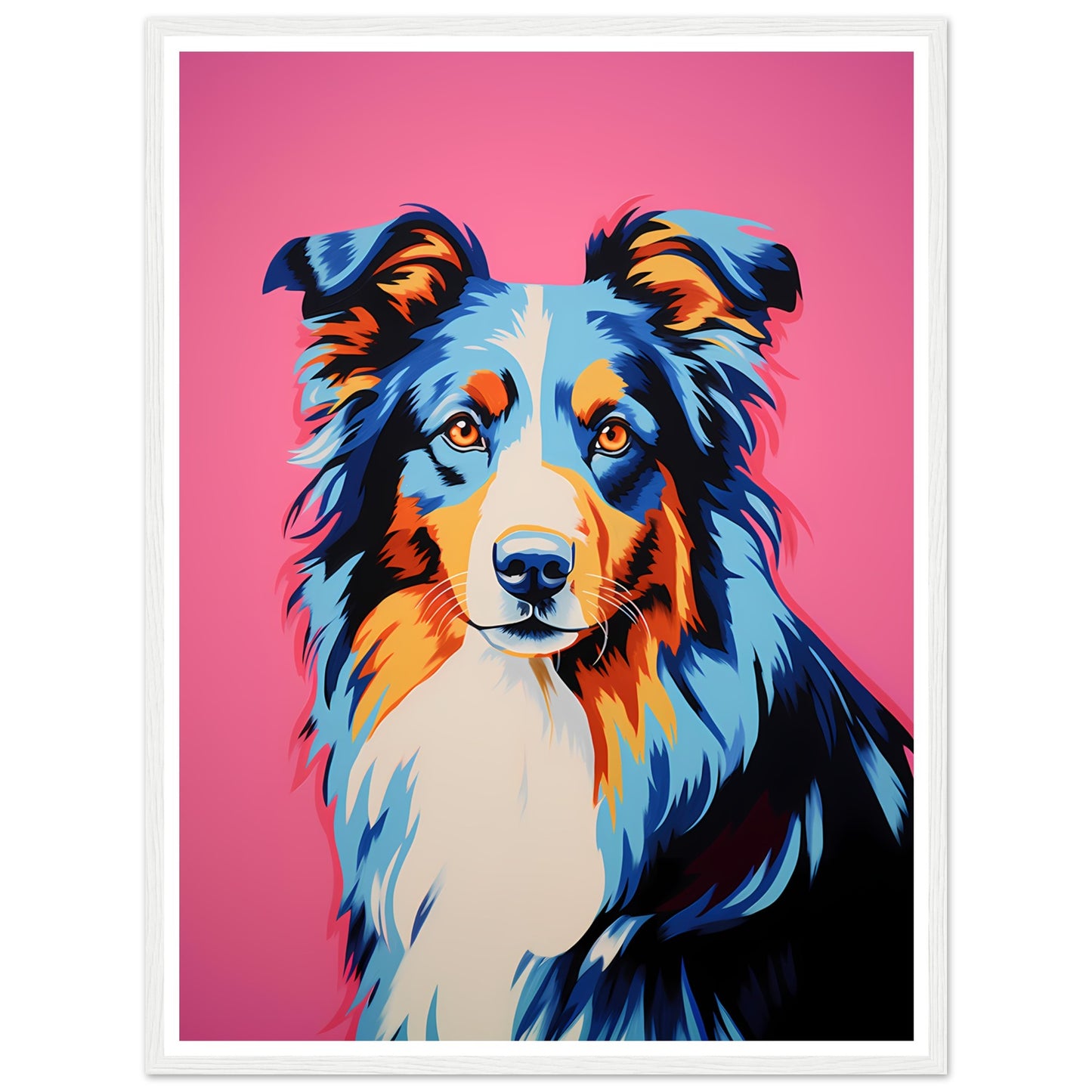 Australian Sheperd - Warhol