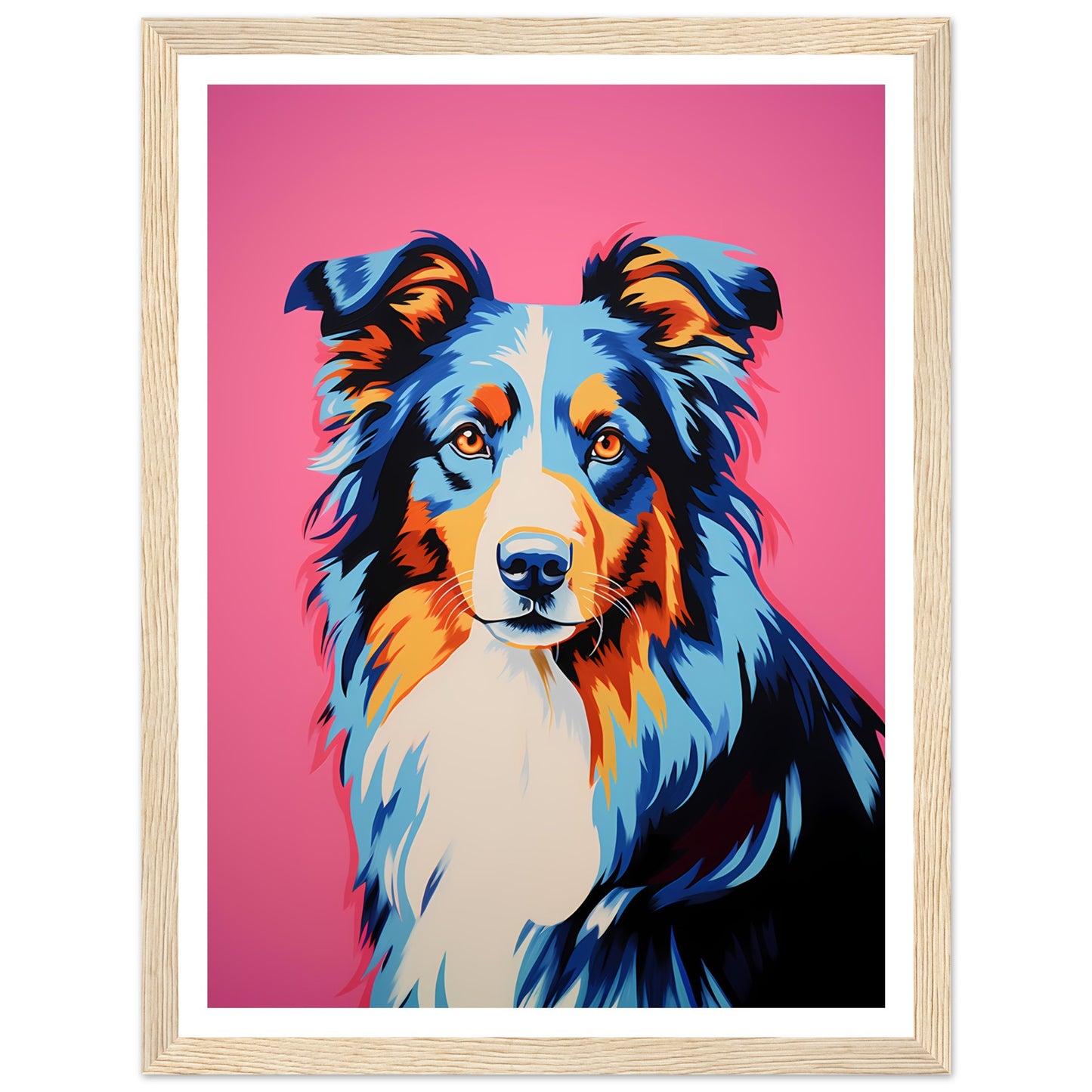 Australian Sheperd - Warhol